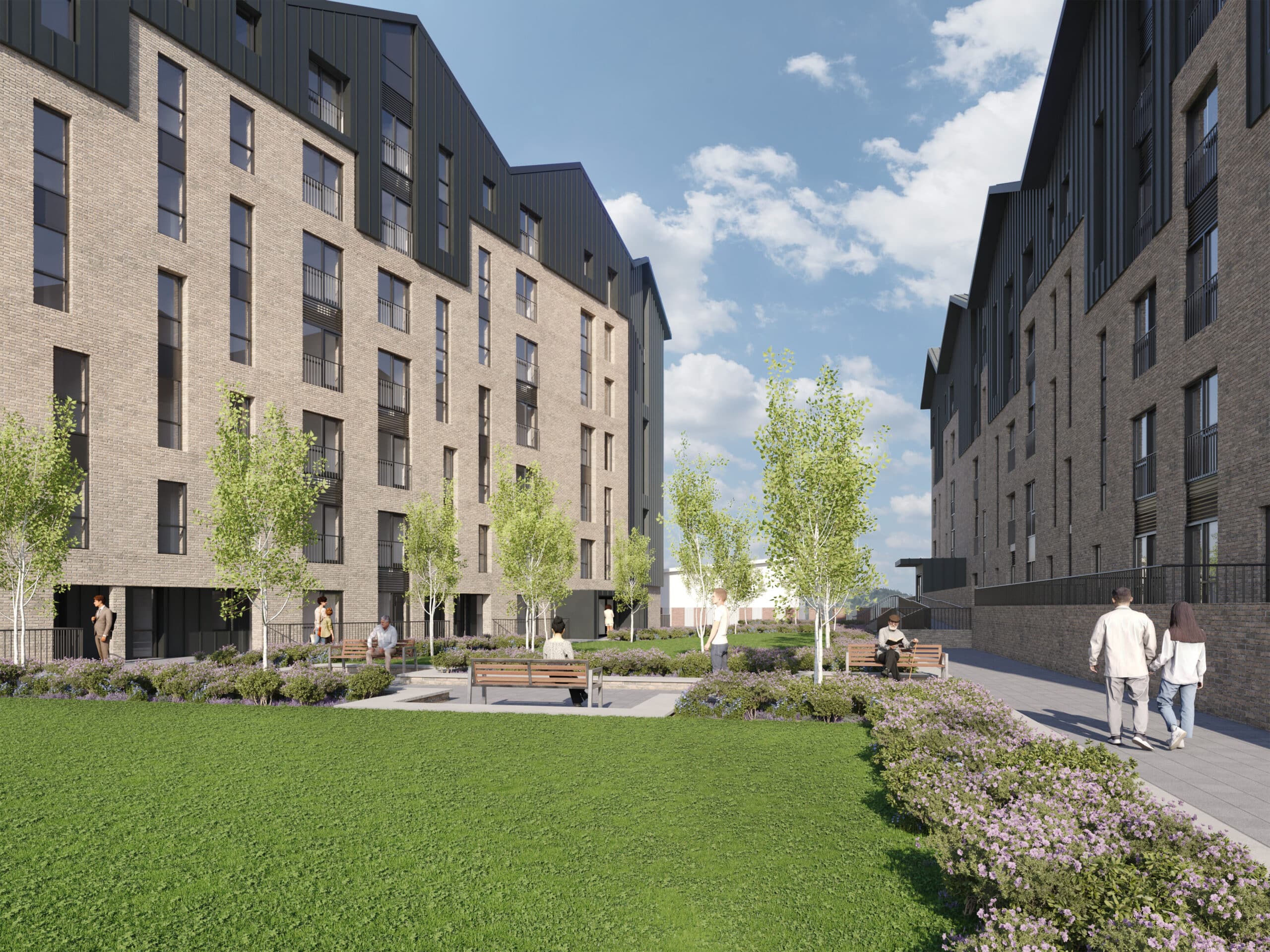 Exterior View Courtyard