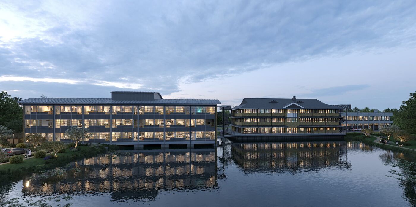 Lakeside Apartments waterfront CGI