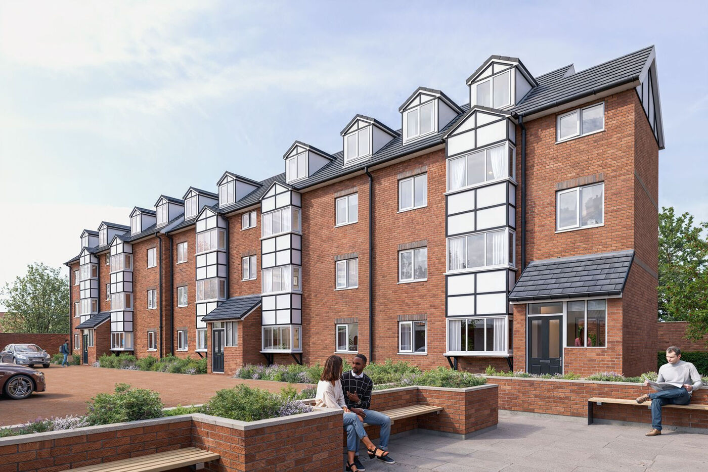 Langdale Mews exterior CGI